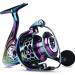 Sougayilang Colorful Fishing Reel 13+1 BB Lightweight Ultra Smooth Powerful Spinning Reel | CNC Line Management Graphite Frame | Freshwater LY2000 - Buy Online on SooperMarket.com