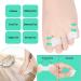 DYKOOK Toe Separator 10-Pack - Gel Toe Spacers for Overlapping Toe, Bunion Corrector - Women's Toe Straightener for Pain Relief and Comfort - Buy Online on SooperMarket.com