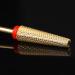 Super Long 5 in 1 Nail Drill Bit Fine F Two-way Rotation Carbide Tungsten Bits for 3/32'' Nail Drill Professional Nail Drill Bit for Acrylic Long Nails Polishing Manicure Pedicure Gold