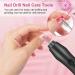 Linkax Electric Nail Drill and Grinder Kit - Portable Manicure Tools for Grooming and Polishing Nails at Home - Perfect Gifts for Women and Kids - Buy Online on SooperMarket.com