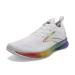 Brooks Mens Levitate StealthFit 5 Neutral Running Shoe White/Oyster/Multi 10.5