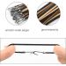 24 Pieces Stretch rope hair hooks pill hair hooks double hook hair rope hair coiffure hooks Ponytail Hooks Elastic Bands Hair Styling Hair Bungee Cords With Hooks Elastic Black + Coffee + Apricot - Buy Online on SooperMarket.com
