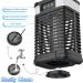Buy Solar Insect Killer with Light Sensor | USB Rechargeable Mosquito Lamp | Waterproof Fly Destroyer - 4200V Non-Toxic UV Trap for Indoor & Outdoor Use - Buy Online on SooperMarket.com