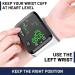 Wrist Blood Pressure Monitor with Large Backlit Display - 198 Memory Readings, Adjustable Cuff, Storage Bag - for Home Use - Black with Backlight - Buy Online on SooperMarket.com