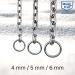 Stainless Steel Dog Chain Choker with Pull Stop for Dog Training - Short Links 4 mm Thick - Length 70 cm Dog Necklace with Strain Limiter Gesamtl nge: 70 cm Thickness: 4 mm - Buy Online on SooperMarket.com