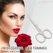 Premium Stainless Steel Nose Hair Trimmer & Eyelash Scissors for Men & Women - Professional Facial Hair Grooming - Buy Online on SooperMarket.com
