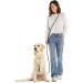 Hands-Free Dog Leash - 2m Adjustable Belly Belt 3-in-1 Running & Training Leash for Large & Small Dogs - Rope Leash in Black - Buy Online on SooperMarket.com