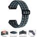BOTNUW 4 Pack Elastic Bands for Fitbit Versa Smart Watch - Adjustable Nylon Straps for Women Men - Boho Green, Colorful, Leopard Prints - Buy Online on SooperMarket.com