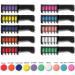 10PCS Hair Chalk Comb for Girls - Non-Toxic & Washable Hair Coloring Kit | Kids Makeup Set for Halloween & Birthdays - Buy Online on SooperMarket.com