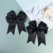 2 Pack 6 inch Bow Hair Clips Large Hair Bow Hair Barrette Clips for Women Girls Black Hair Bows - Buy Online on SooperMarket.com
