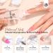 Saviland French Nails Stamp Kit - 10 Partly French Nail Stamps Gel Polishes Latex Band & Replaceable Head - Ideal for Stunning Nail Art - Buy Online on SooperMarket.com