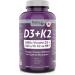 Naka Platinum Vitamin D (1000 IU) + Vitamin K2 (120 mcg) (300 Count (Pack of 1)) - Buy Online on SooperMarket.com