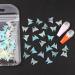 Dornail 50pcs 3D Butterfly Nail Charms for Acrylic Nails | Aurora Resin Butterfly Charms for Nail Art | Mixed Color Butterflies Rhinestones and Decorations - Buy Online on SooperMarket.com