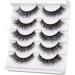Buy 3D Volume Natural Mink Lashes | Fluffy Wispy Faux Mink Eyelashes Pack - International Shipping - Buy Online on SooperMarket.com