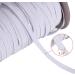 White Braided Elastic Cord - 1/4 Width, 70 Yards Length - Buy Online on SooperMarket.com