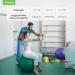 Trideer Exercise Ball for Physical Therapy and Fitness - Green, L (23-26 inches) - Swiss Ball for Rehab, Core Strength, Yoga, Balance, and Flexibility - Buy Online on SooperMarket.com