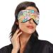 Haskirky Light Blocking Eye Mask for Deep Sleep | Adjustable & Breathable | Ideal for Travel, Yoga, Meditation | Cute Rabbit Doodle Design - Buy Online on SooperMarket.com