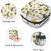 Chamomile Leaf Pattern Sanitary Napkin Storage Bag - Multi-Colored Portable Period Pouch for Women and Girls - Buy Online on SooperMarket.com