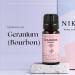 Nikura Geranium Essential Oil 10ml - 100% Pure Natural Oil for Sleep, Diffusers, Candle-Making, Bath, Anxiety, Skin | Vegan & UK Made - Buy Online on SooperMarket.com