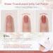 GAOY 15 Pcs Jelly Gel Nail Polish Kit - Sheer Nude Pink Nail Art Set with Glossy & Matte Top Coat for DIY Manicure & Pedicure - Buy Online on SooperMarket.com