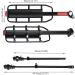 Voilamart Rear Bike Rack - Adjustable Aluminum Alloy Cargo Rack | 120 lbs Capacity | Easy Install - Buy Online on SooperMarket.com