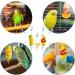 3-Pack Stainless Steel Parrot Spit & Bird Toy Holder for Nymphensittich & Budgies - Feed Hang & Treat Your Pets - Buy Online on SooperMarket.com