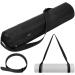 UMIA Yoga Mat Bag with Strap 1/4-inch Thick Yoga Mat Holder Exercise Yoga Mat Carrier Black