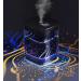 Humidifiers Beioue 1000ML Humidifier for Bedroom with Night Light Cool Mist Humidifier Air Humidifier Humidifiers for Home Waterless Auto-Off for Home Baby Bedroom Yoga Office Travel- Black