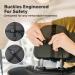 Baby Car Mirror - Safety Back Seat Infant Mirror - Shatterproof Wide View Baby Mirror (Matte Black) - Buy Online on SooperMarket.com