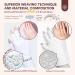Saviland UV Gloves for Nails - UPF80+ High-tech Fingerless Gloves for Manicures | Anti UVA & UVB Protection | Gel Nail Lamp Skin Care | Prevents UV Harm - White - Buy Online on SooperMarket.com