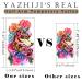 Yazhiji Large Flowers Skull Waterproof Temporary Tattoos - Realistic Tiger Wolf Bird Designs for Women, Girls, Kids & Adults - Buy Online on SooperMarket.com
