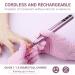MelodySusie Cordless Nail Drill - Rechargeable Electric Efile Kit for Acrylic Gel Nails - Purple - Buy Online on SooperMarket.com
