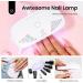 Beetles Gel Poly Extension Nail Kit - 6 Colors Blue Green Nude Pink | UV Lamp, Base & Top Coat for Summer Nails - Buy Online on SooperMarket.com
