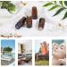 Benecreat 24 Pack 5ml Amber Glass Bottles | Refillable Essential Oil Bottles with Droppers Funnels & Labels - Perfect for DIY & Aromatherapy - Buy Online on SooperMarket.com