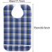 Adult Bib 3colors Adult Bib Washable Reusable Waterproof Dinning Aid Clothes Protector Clothing Protector with Optional Crumb Catcher and Vinyl Backing 17.7 * 29.5inch(Orange pink) - Buy Online on SooperMarket.com