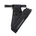 Legend First Archery Quiver for Arrows - Target Shooting Hip Quivers with Adjustable Belt & 3 Arrow Tubes - Durable Nylon Material - with T-Slot & Storage Pockets for Accessories, Tools, Score Card Right Black