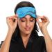 Hasikry Light Blocking Eye Mask for Deep Sleep - Breathable & Adjustable for Men and Women - Perfect for Travel, Yoga, and Meditation - Morpho Blue - Buy Online on SooperMarket.com