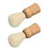 Men Shaving Brush Wooden Handle Shaving Brush Mini Professional Safety Synthetic Shaving Brush for Men Beauty Salon