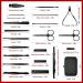 Premium Onism 20 Pcs Stainless Steel Manicure & Pedicure Kit with Luxury Travel Case - Ideal Gifts for Men, Women, Family & Friends - Buy Online on SooperMarket.com