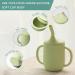 Silikong Silicone No Spill Straw Cups for Toddlers and Babies - 2 Pack (Green/Gray) | Dishwasher & Microwave Safe - Buy Online on SooperMarket.com