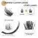 LASHVIEW DIY Eyelash Extension Kit | Natural Pre-cut Cluster Lashes with Glue and Tweezers | Synthetic, Reusable, Featherlight | MY DAY Mix 12/14mm - Buy Online on SooperMarket.com