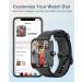 24/7 Heart Rate Blood Oxygen Sleep Tracker Smart Watch Fitness Tracker | Waterproof Touchscreen Smartwatch for Men Women - Black - Buy Online on SooperMarket.com