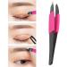 Eyebrow Tweezer Slant Pointed Precision Tweezers for Eyebrows and Ingrown Hair Removal Black Stainless Steel Portable Professional Eyebrows Trimming Tool for Women and Men - Buy Online on SooperMarket.com