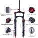 BOLANY 26 Snow Bike Front Fork | Aluminum Alloy Air Gas Fat Fork for 4.0 Tire | Bicycle Accessories - Buy Online on SooperMarket.com