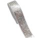 Lauthen.S 20 Yards Silver Paillette Sequins Trim,4 Row 1 inch Sequins Ribbon Sewing Trim for DIY Craft Clothing Dress Sewing Embellishment Silver 1 Inch x 20 Yards