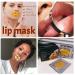 VERONNI 24K Gold Lip Mask - Hydrating Lip Plumper with 30 Patches for Smoother, Firmer Lips - Moisturizing and Nourishing Formula to Minimize Fine Lines - Buy Online on SooperMarket.com