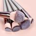 18 Pieces Makeup Brush Set - Essential Beginner Cosmetic Tools for Eyeshadow Blush & Eyelashes | International Shipping - Buy Online on SooperMarket.com
