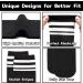 Olreco Youth Soccer Socks for Boys and Girls | Toddler Knee High Long Tube Socks 3-6 Years | Black & White - Buy Online on SooperMarket.com
