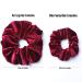 Whaline 6 Big Velvet Hair Scrunchies - Soft Elastic Bands for Women - 6 Dark Colors - Buy Online on SooperMarket.com