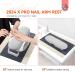 SAVILAND Foldable Nail Arm Rest | Soft Leather Nail Pillow & Non-Slip PVC Mat for Nail Techs | Essential Salon Accessory for Acrylic Nails - Buy Online on SooperMarket.com